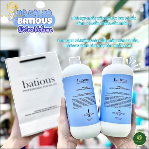 Bộ dầu gội xả BATIOUS Professional For Salon