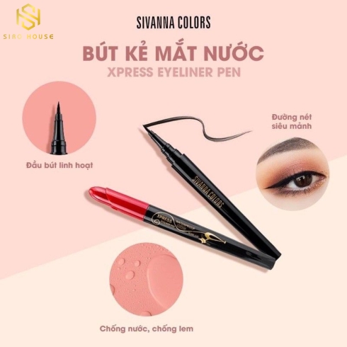 Kẻ Mắt Sivanna Colors Xpress Rose Cat HF896