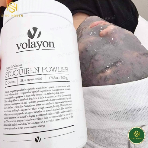 Mặt nạ bùn khoáng dạng bột Volayon Stoquiren Powder 500g