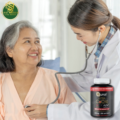 Viên uống bổ sung CoQ10 cho tim Qunol Ultra CoQ10 100mg 180 Softgels