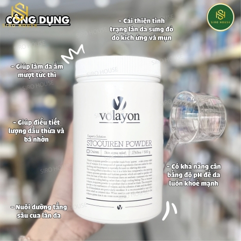 Mặt nạ bùn khoáng dạng bột Volayon Stoquiren Powder 500g