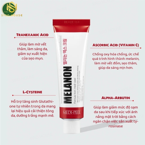 Kem dưỡng trị tàn nhang và mờ sẹo MEDI-PEEL MELANON X CREAM (30ML)