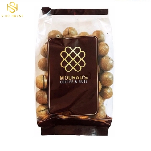 Hạt macadamia còn vỏ MOURADS 500g
