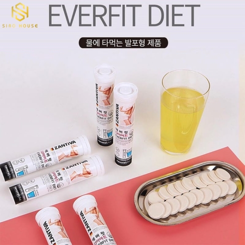 Viên sủi giảm cân ZANTIVA Everfit Diet 20v