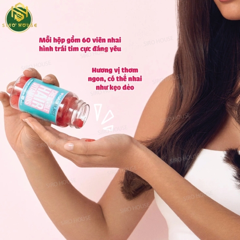 Kẹo ẻo Vitamins HAIRBURST Chewable Hair Vitamins ( 60 Viên)