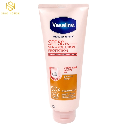 DƯỠNG ẨM DƯỠNG TRẮNG GẤP 50 LẦN VASELINE THÔNG THƯỜNG
