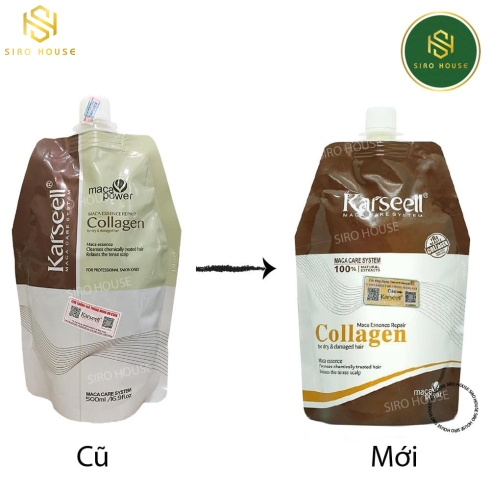 Dầu hấp tóc Collagen Karseell Maca 500ml ( Túi)