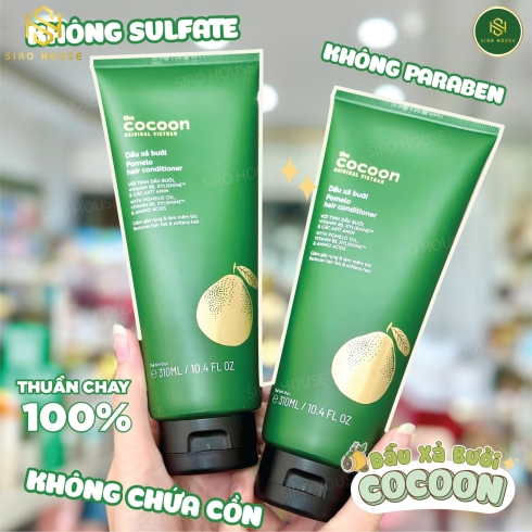 Dầu Xả Tinh Chất Dầu Bưởi Mọc Tóc COCOON Pomelo Conditioner 