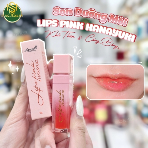 Son dưỡng hồng môi Lips Pink HANAYUKI (5g)