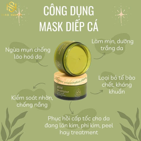 Mặt nạ diếp cá tái sinh Meea Organic 