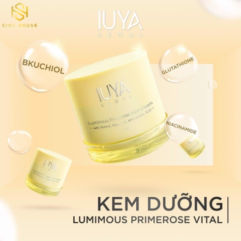 Kem Dưỡng Trắng Da IUYA Seoul Luminous Primerose Vital Cream 50g