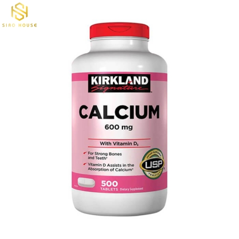 Calcium 600mg with Vitamin D3 500viên