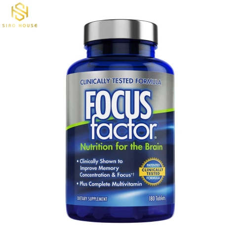 Thực phẩm chức năng Viên Uống Bổ Não focus factor nutrition for the brain 150 tablets Mỹ