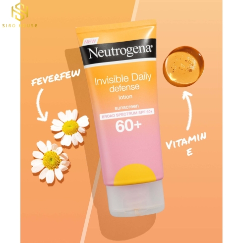 Kem chống nắng Neutrogena Invisible Daily Defense Lotion Sunscreen SPF 60+ (88mL)