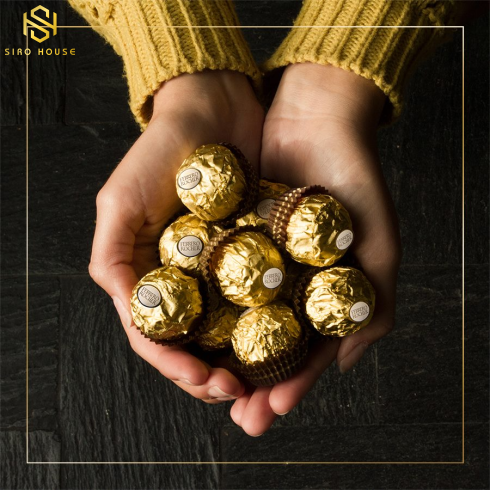 Socola sữa FERRERO ROCHER GOLDEN TRAVEL hộp 48 viên