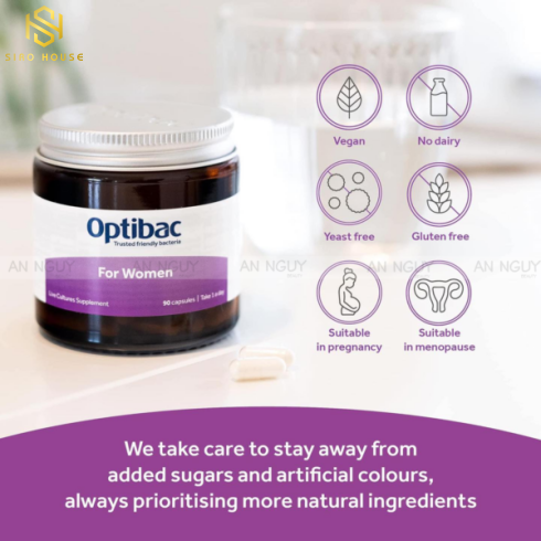 Men vi sinh phụ nữ OPTIBAC Probiotics 