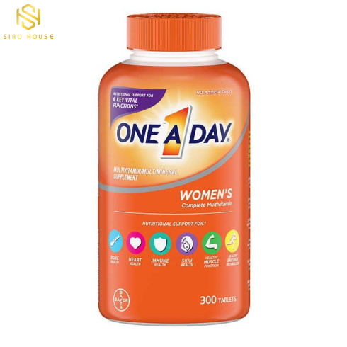 Viên uống Vitamin tổng hợp cho Nữ - One A Day women Multivitamin 300 viên của Mỹ