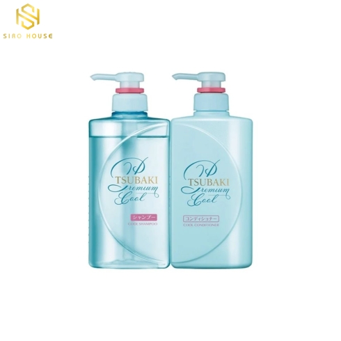 Bộ gội xả TSUBAKI Premium Cool 490ml