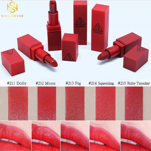 Son 3CE dòng Red Recipe