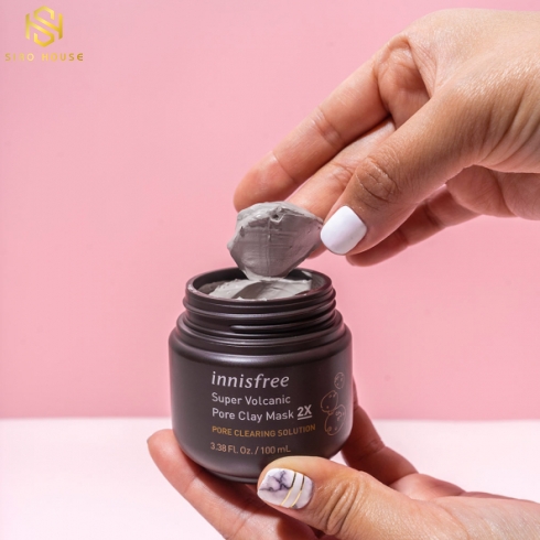 Mặt nạ đất sét INNISFREE Super Volcanic Pore Clay Mask 2X 100mL