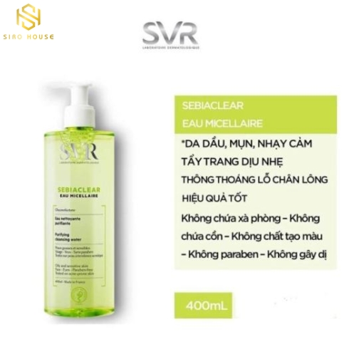Sữa rửa mặt SVR Sebiaclear Gel Moussant 400ml