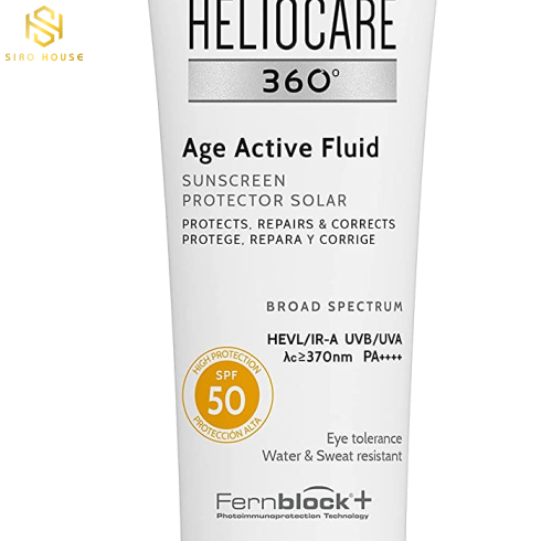Kem Chống Nắng Heliocare 360 Age Active Fluid SPF50 PA++++ 50mL 