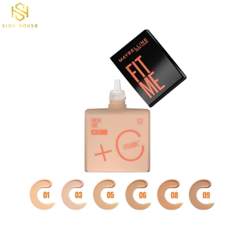 Kem Nền Maybelline Fit Me Fresh Tint Vitamin C Foundation SPF50 PA+++ (30ml)