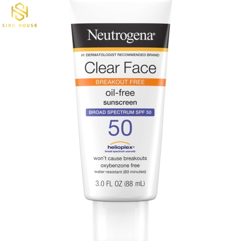 Kem chống nắng Neutrogena Clear Face SPF 50