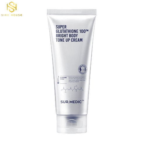  KEM DƯỠNG TRẮNG DA TOÀN THÂN SURMEDIC SUPER GLUTATHIONE 100 BRIGHT BODY TONE UP CREAM