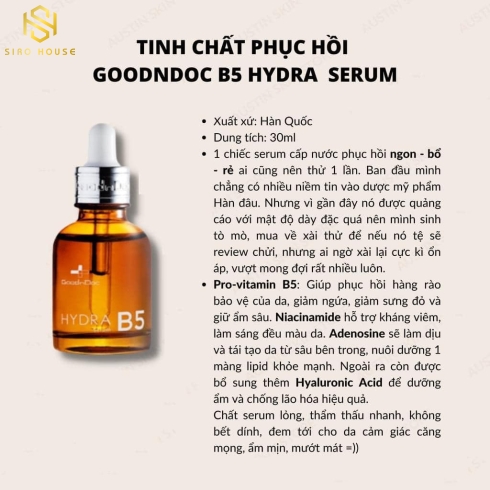 Serum B5 GoodnDoc Hydra