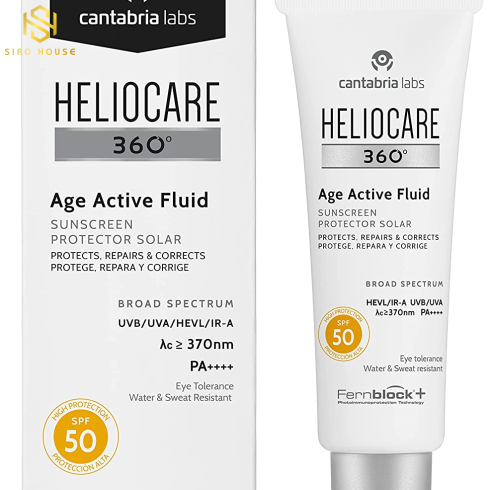 Kem Chống Nắng Heliocare 360 Age Active Fluid SPF50 PA++++ 50mL 
