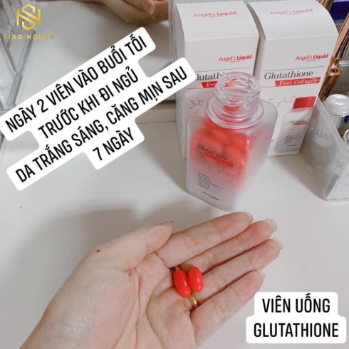 Viên uống trắng da GLUTATHIONE Ever Collagen (72 viên)