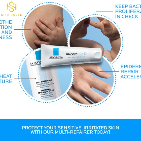 Kem dưỡng da LA ROCHE POSAY Cicaplast Beaume B5 Smoothing Repairing Balm 40mL	