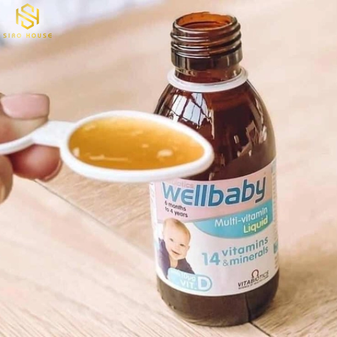 Vitamin tổng hợp dạng nước VITABIOTICS Wellbaby Multi-Vitamin Liquid 150mL