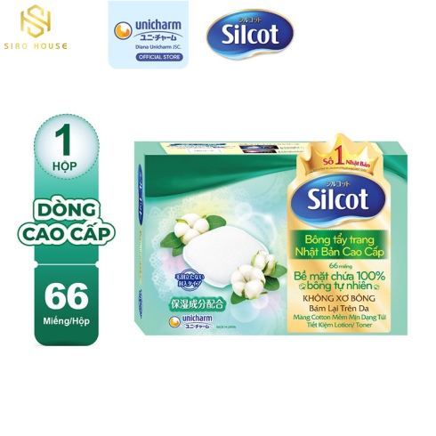 Bông Tẩy Trang SILCOT Premium 66 Miếng