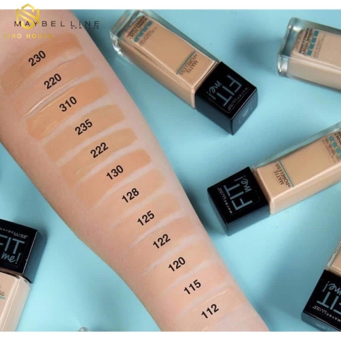 Kem Nền Kiềm Dầu, Cho Lớp Nền Mịn Lì Tự Nhiên Maybelline Fit Me Matte Poreless Foundation 30ml
