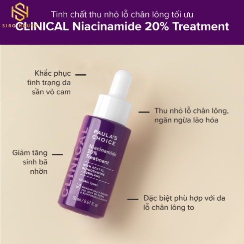Tinh chất dưỡng da Paula.s Choice 20% Niacinamide Treatment 20ml