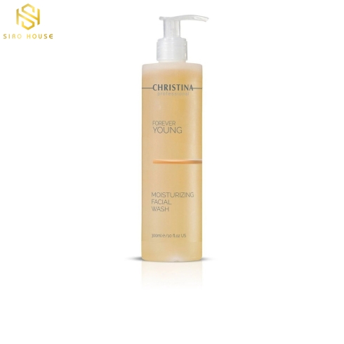 Sữa rửa mặt chống lão hoá CHRISTINA Forever Young Moisturizing Facial Wash 300mL 