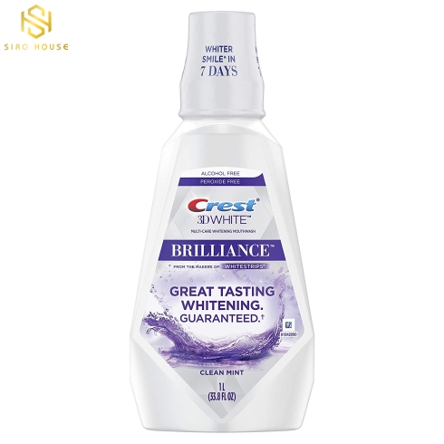 Nước súc miệng CREST Brilliance Advanced Whitening Experience 1 lít