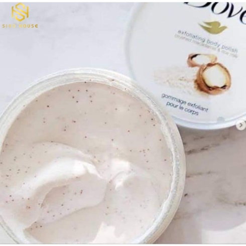 Kem tẩy tế bào chết DOVE Exfoliating Body Scrub Creme-Dusch-Peeling 225ml 