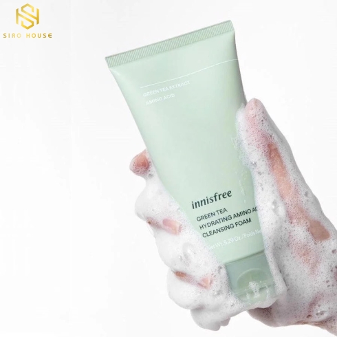 Sữa Rửa Mặt Chiết Xuất Trà Xanh INNISFREE Green Tea Foam Cleanser 150g