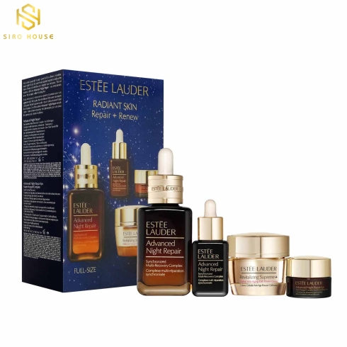 Bộ dưỡng da ESTEE LAUDER Radiant Skin Repair + Renew 4sp