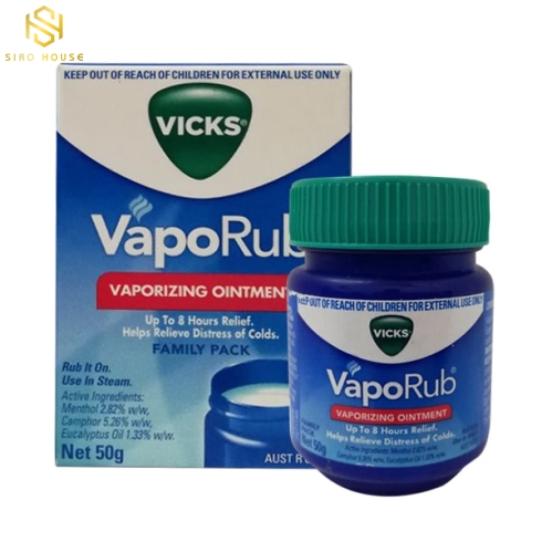 Dầu Bôi Ấm Ngực Giảm Ho VICKS VAPORUB 50g