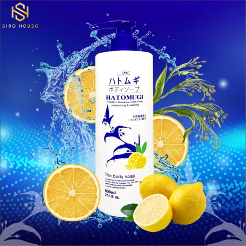 Sữa Tắm Ý Dĩ SHC Hatomugi 800mL