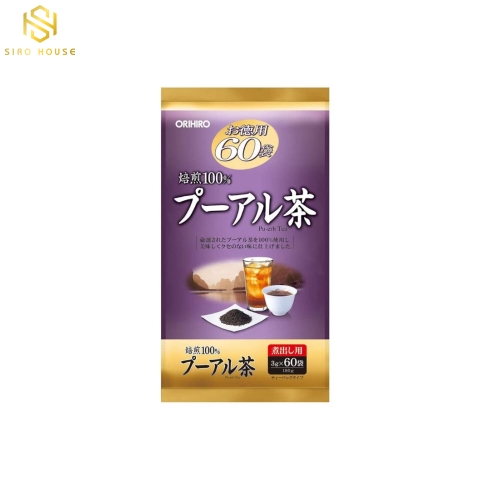 Trà Phổ Nhĩ ORIHIRO Puer Tea Gói 60 Túi Lọc x 3g