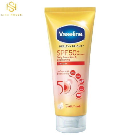 Sữa Dưỡng Thể Trắng Da VASELINE 50X SPF 50+ THÁI LAN 320ml ( Mẫu mới)