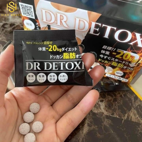 Viên uống thải độc giảm cân DR DETOXI 4D Diet Supple 30 gói