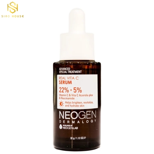 Tinh Chất Dưỡng Trắng, Mờ Thâm NEOGEN Real Vita C Serum 22% + 5% (Mẫu Mới )