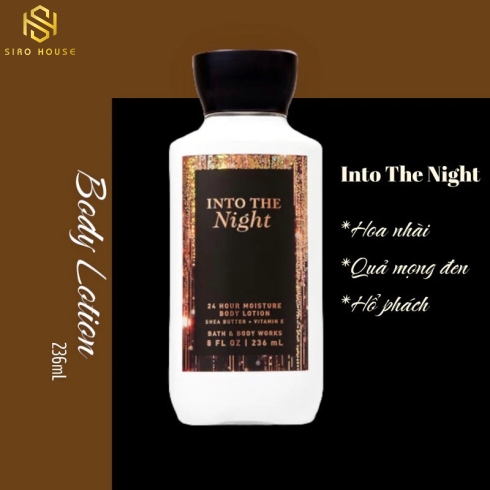 Dưỡng thể BATH & BODY Works InTo The Night 236ml
