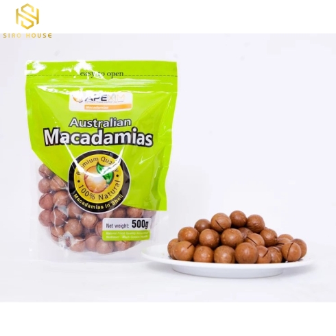 Quả mắc-ca nứt vỏ Apexim Australian Macadamias 500g